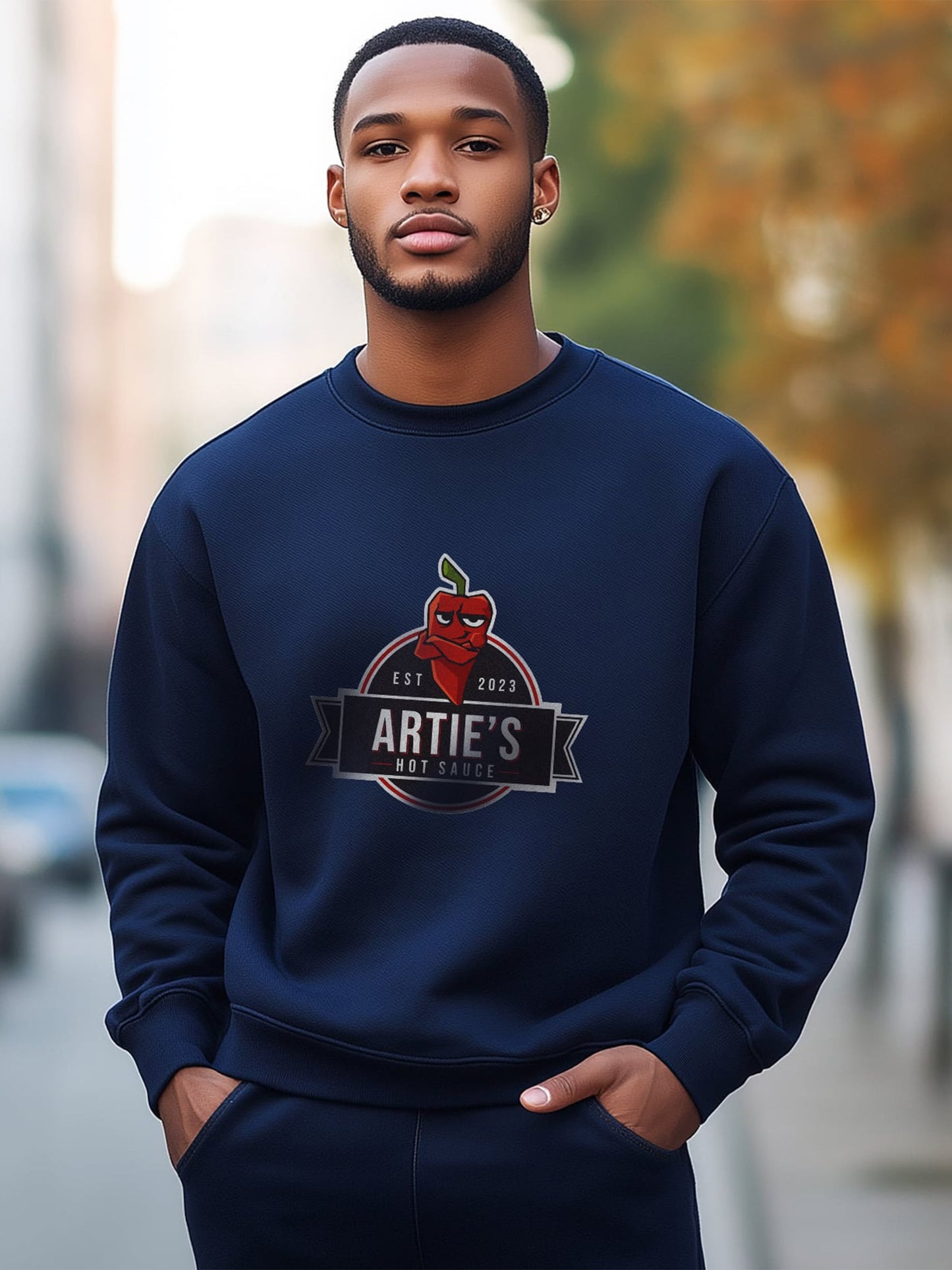 Arties Hot Sauce Crewneck Sweatshirt