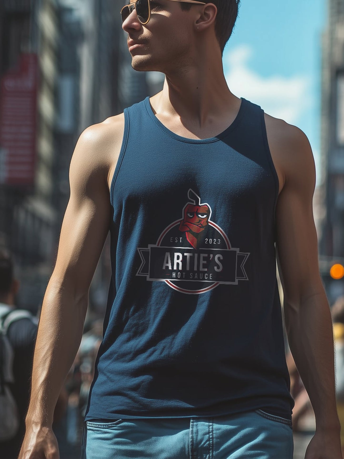 Arties Hot Sauce Tank Top