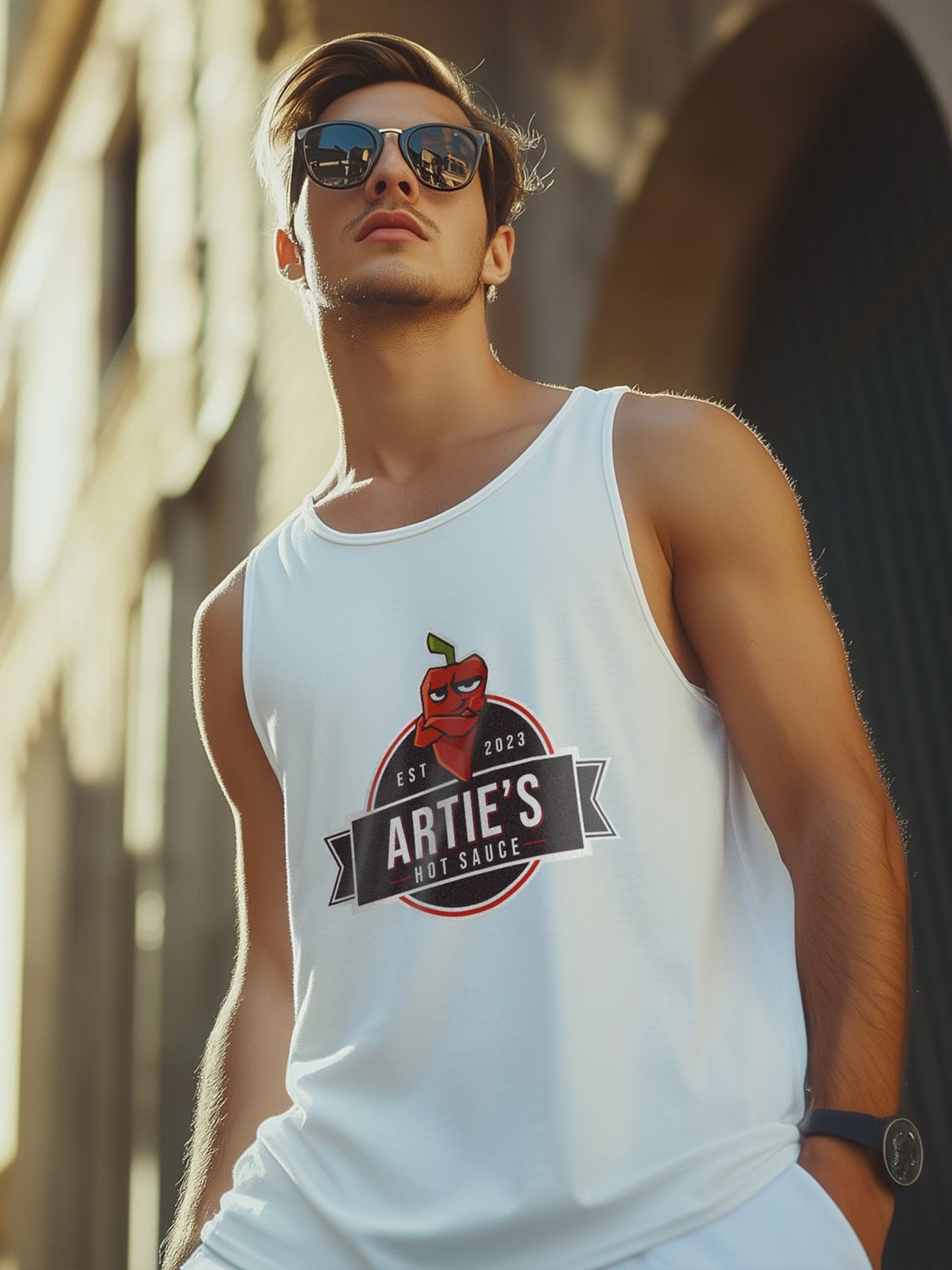 Arties Hot Sauce Tank Top